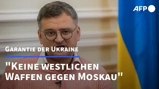 Kuleba: Ukraine garantiert Verzicht auf Einsatz westlicher Waffen in Russland | AFP