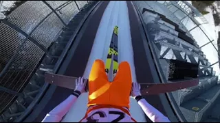 ZDF Wintersport Skisprungschanze 360 Grad Video / VR