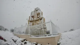 Athens snow blizzard 24/01/2022