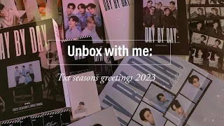 Unbox with me: Txt seasons greetings 2023 🎬