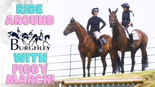 Ride around the Defender Burghley Horse Trials with Piggy March!