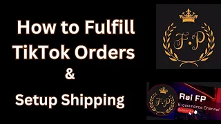 How to Fulfill Tiktok Shop Order | TikTok Shop Order Processing | Setup Shipping for TikTok orders