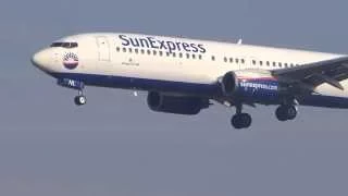 Sunexpress Boeing 737-800 TC-SNL Landing at Hamburg Airport