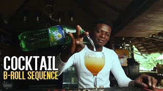 QUICK COCKTAIL B-ROLL SEQUENCE