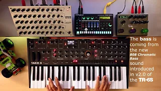 099▶️ Pilot (TR-6S with "808 Chromatic Bass", sequencing MAM ADX1 + Timeline // Sequential Take 5)