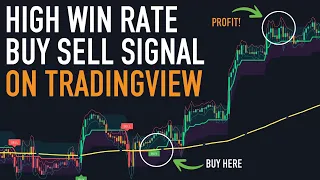 This Tradingview Buy Sell Signal Is One of The Best Trading Indicator ( Crazy Win Rate ! )