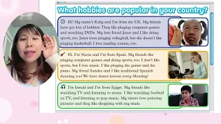 Reading about Popular hobbies in your country