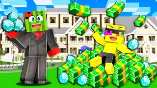 Adopted By A BILLIONAIRE In Minecraft!