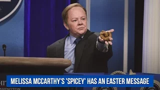 On 'Saturday Night Live,' Melissa McCarthy's 'Spicey' Has An Easter Message