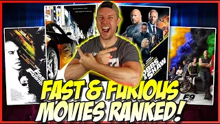 All 10 Fast and Furious Films Ranked (w/ F9)