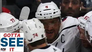 GOTTA SEE IT: Alex Ovechkin Scores For NHL Record Of 10 Seasons With 45 Goals