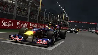 F1 2010 Remastered Singapore Grand Prix 100% Race #15