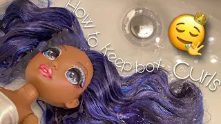 How I Keep A Rainbow High Dolls Curls + New Doll talk | Zombiexcorn