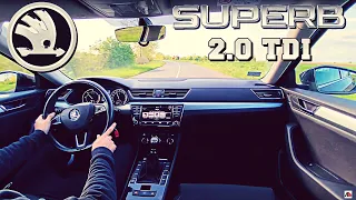 SKODA SUPERB 2.0 TDI *150.000km* POV DRIVE