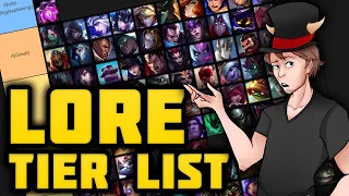 Ranking All Champions Based on Lore