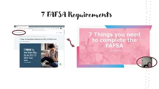 7 FAFSA requirements