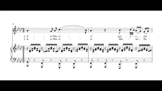 Ave Maria (Schubert) - Ab Major Piano Accompaniment - Karaoke