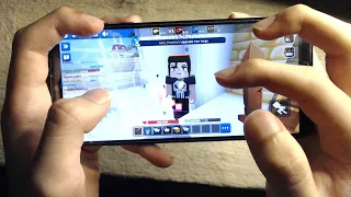 MOBILE BedWars Handcam 5 FINGER CLAW!! Blockman Go