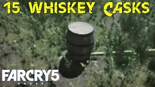 Whiskey River (Location of All the Whiskey Casks) - Collect 15 Barrels in Silver Lake | Far Cry 5