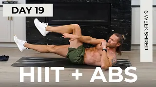 30 MIN ABS & HIIT CARDIO AT HOME WORKOUT - NO EQUIPMENT | 6 WEEK SHRED – DAY 18