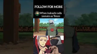 Tenzo??? #naruto #kakashi #yamato