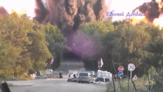 взрыв моста на горловку