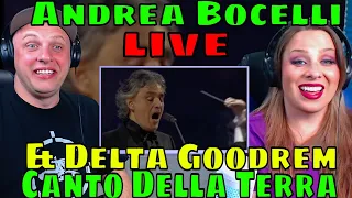 First Time Hearing Canto Della Terra - Andrea Bocelli & Delta Goodrem (live) THE WOLF HUNTERZ REACT