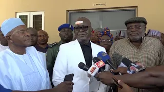 Wike: Party Leaders Delayed Settlement - Watch Doubtful Ortom's Reaction After Visit By BoT To Benue