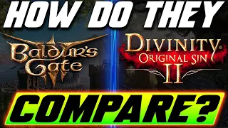 Baldur's Gate 3 & Divinity Original Sin II | HOW DO THEY COMPARE? - Grubby