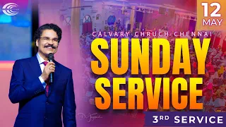 #sundayservice | 12-MAY-2024 | 3rd Service - Calvary Church Chennai | #drjayapaul #ccc