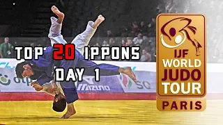 Top 20 ippons in day 1 of Judo Grand Slam Paris 2020