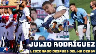 JULIO RODRÍGUEZ DE LOS MARINEROS, SE ENCUENTRA LESIONADO LUEGO DEL HOME RUN DERBY.