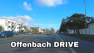 Driving in Offenbach am Main | Germany | 2023 | 4K