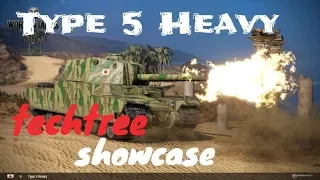 Type 5 Heavy Techtree Showcase