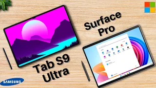 Samsung Galaxy Tab S9 Ultra vs Microsoft Surface Pro 9 | Make it Simple