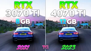 RTX 3070 Ti vs RTX 4070 Ti - Test in 1440p & 4K