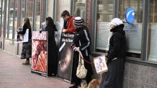 Anti-Abortion Protesters Outside Planned Parenthood