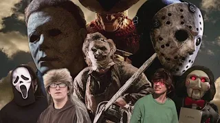 MICHAEL vs JASON vs GHOST-FACE vs LEATHERFACE vs JIGSAW vs THE SELCHIES - FINAL SLASHER SHOWDOWN #1