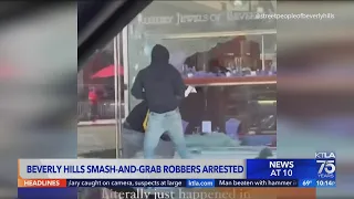 Beverly Hills police announce multiple arrests in March smash-and-grab robbery of jewelry store