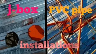 pag install ng J_Box PVC sa steel deck @BoyetAbantemixvlog106 #tutorial #constructionworkers #viral.