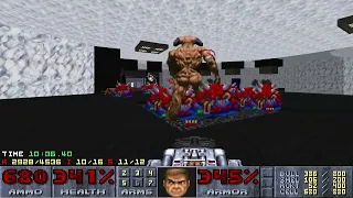 Doom II - NoSp3 - Map 30 "Deception" UV-Max in 16:53