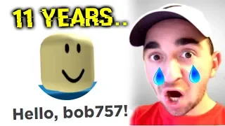 Hacking Into My Oldest Roblox Account *emotional*