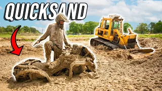 Can-Am STUCK In QUICKSAND! *Even The DOZER Couldn’t Save Me*