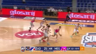 Nikola Topić scores 27 pts to lead Mega MIS toward the win (Zadar - Mega MIS, 20.9.2023)