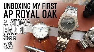 Unboxing My First Audemars Piguet Royal Oak & Stowa Marine Classic 36mm Watches