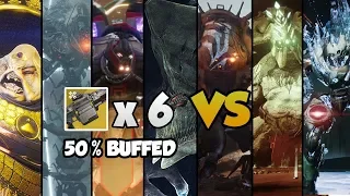 BUFFED XENOPHAGE VS ALL RAID BOSSES [Destiny 2]