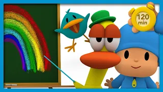🌈 POCOYO AND NINA - Learn colors [120 min] | ANIMATED CARTOON for Children | FULL episodes