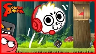 Red Ball 4 NINJA BLOCKS Let's Play with Combo Panda