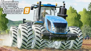 AMACIANDO MEU NOVO NEW HOLLAND T9 | Farming Simulator 19 - Paranapanema