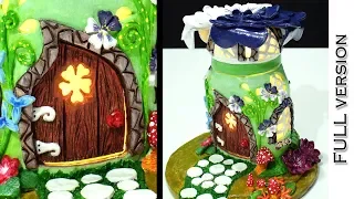 Crafting a Magical Fairy House Lamp using Jar